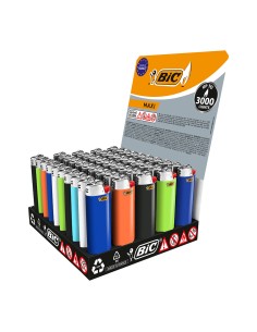 Encendedor maxi j26 colores surtidos expositor 50 uds
