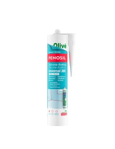 Silicona acética sanitaria universal 360 blanca 280 ml