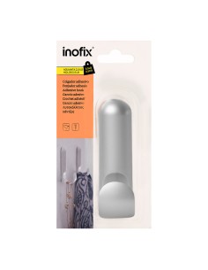 Colgador adhesivo atlas cromo mate 2