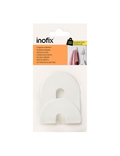 Colgador adhesivo calma blanco 2