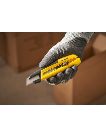 Cúter bi-material segmentación lateral con deslizador estándar 18 mm