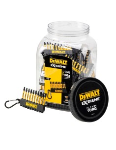 Juego de 10 puntas flextorq 57 mm pz2, pz3 y ph2 con mosquetón, bote con 50 uds