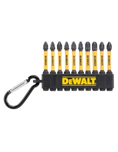 Juego de 10 puntas flextorq 57 mm pz2, pz3 y ph2 con mosquetón, bote con 50 uds 2