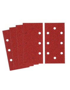 Hojas de lija perforadas de ajuste rápido 80 g 93 x 190 mm - 5 uds