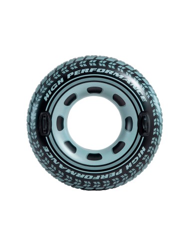 Flotador hinchable. modelo rueda. color negro ø91cm