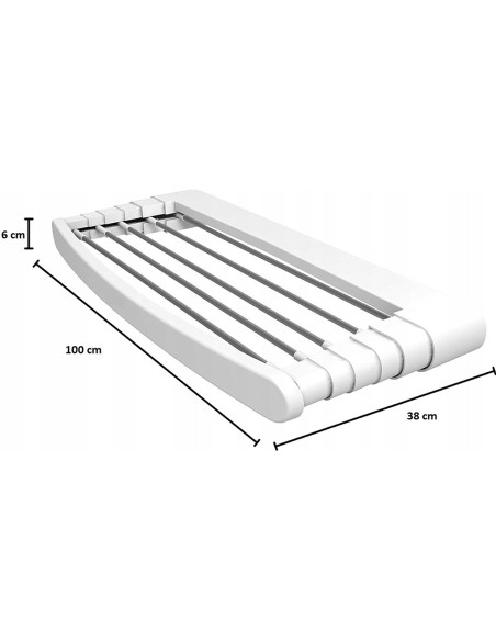 Tendedero telepack 100, tendido 7 m