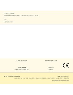 Bombilla incandescente reflectora r90 e-27 60 w 2