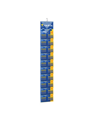 Pack 10 blisters 6+2 pilas aaa longlife power