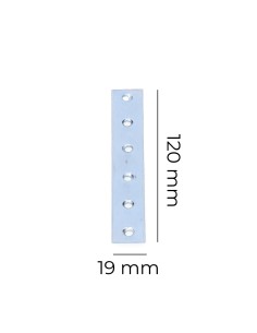 Pletina zincada 120x19x2mm 2