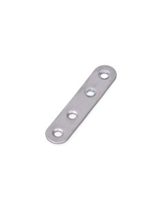 Placa acero inox 80x19x2mm