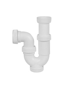 Sifon curvo extensible 1" 1/2" sin valvula