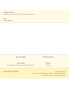 Candado de latón arco largo 713/40hb40, 40 mm 2