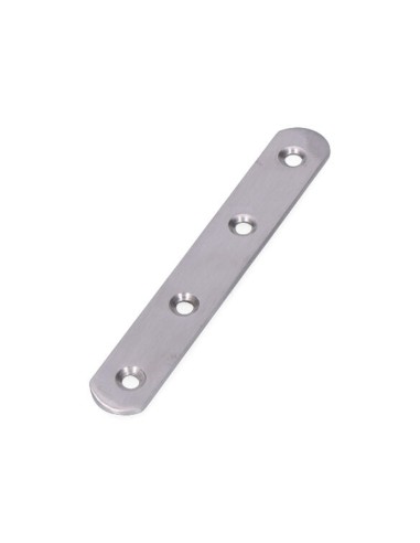 Placa acero inox 125x19x2mm