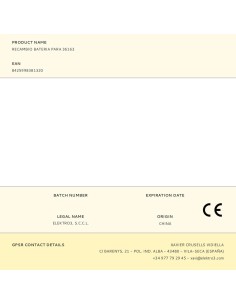 Recambio bateria para 36163 2