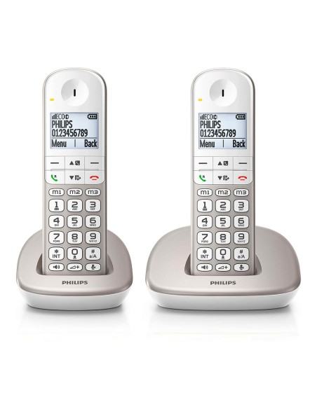 Teléfono duo inalámbrico xl4902s blanco y gris