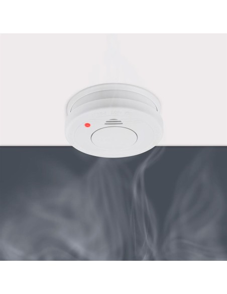 Detector de humo rm250 blanco ø10,5 x 3,5 cm