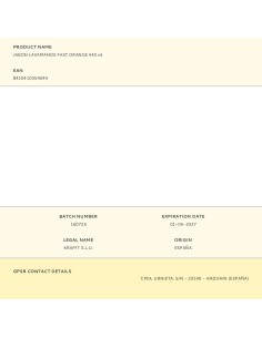 Jabón mecánico lavamanos fast orange 440 ml 2