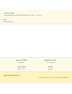 Lavaparabrisas eliminador de insectos y anti - lluvia 5 l 2