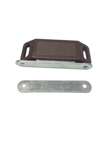 Imán para puerta marrón (2 piezas) 75 x 15 x 24 mm