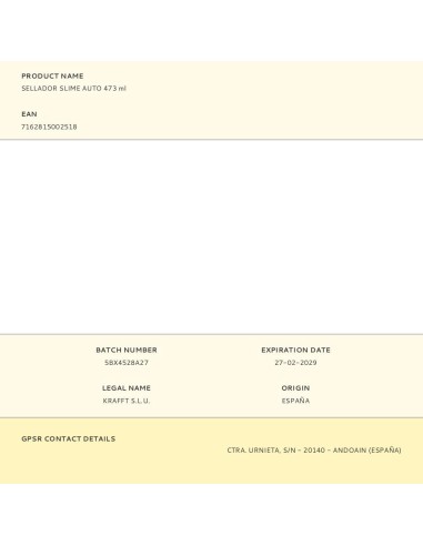 Sellador slime auto 473 ml