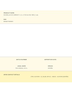 Escobillas de carbon 7 x 11 x 17,50 mm ref. 9693, 2 uds 2