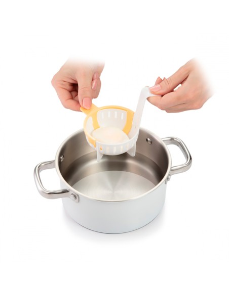 Utensilio para huevos escalfados presto