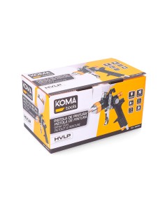 Pistola de pintura de gravedad hvlp 2