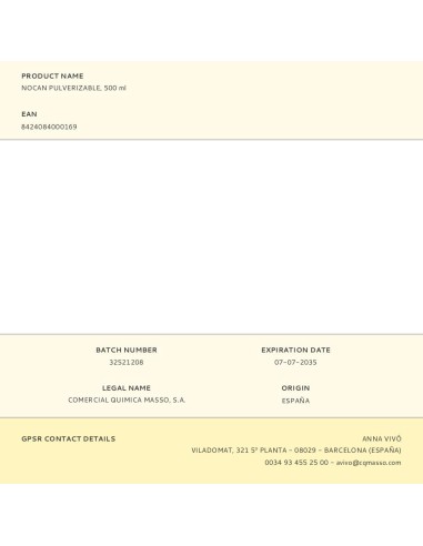 Nocan pulverizable, 500 ml
