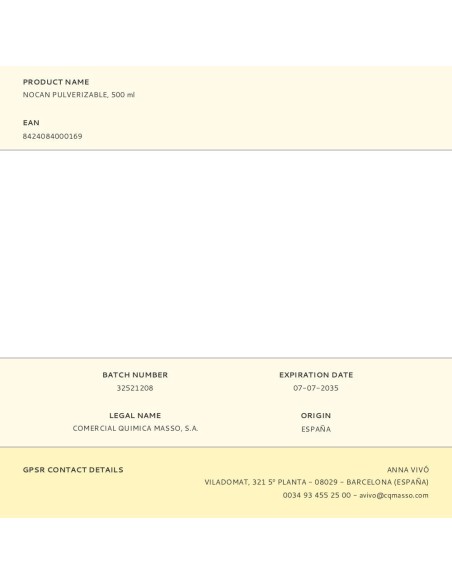 Nocan pulverizable, 500 ml