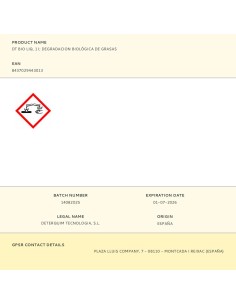 Dt bio liq, 1 l degradacion biológica de grasas 2