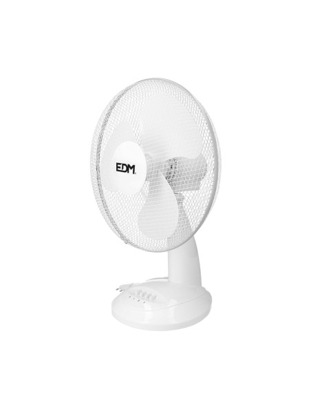 Ventilador de sobremesa. color blanco. potencia: 35w aspas: ø30x48cm