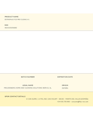 Estropajo fce pro clean 2+1