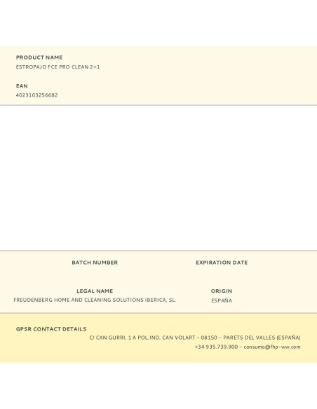 Estropajo fce pro clean 2+1