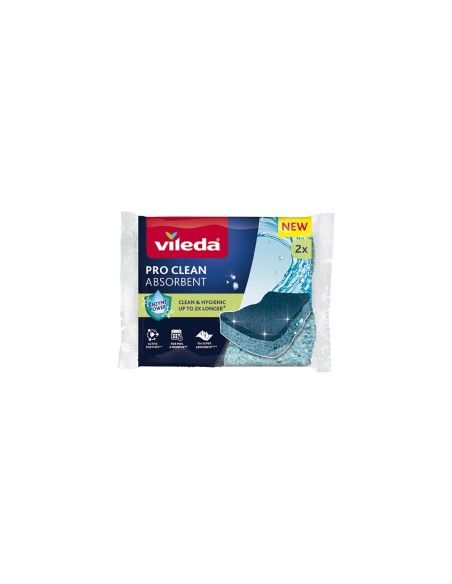 Estropajo viscosa pro clean absorbent, 2 uds