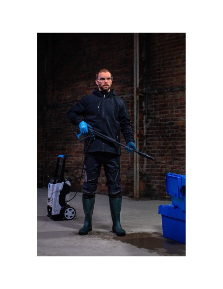 Guante nailon doble recubrimiento latex, 100% resistente al agua, talla 07