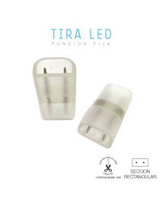 Empalme recto para dos tiras de led