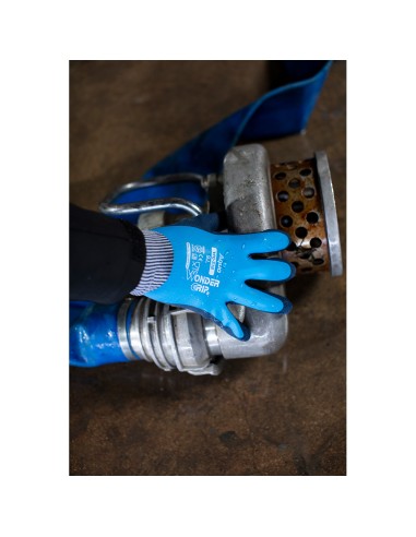 Guante nailon doble recubrimiento latex, 100%...