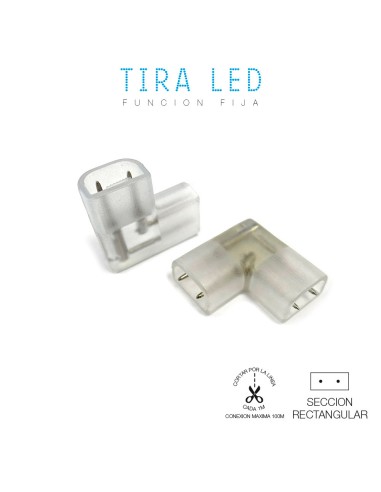 Empalme 90° para tira de led edm
