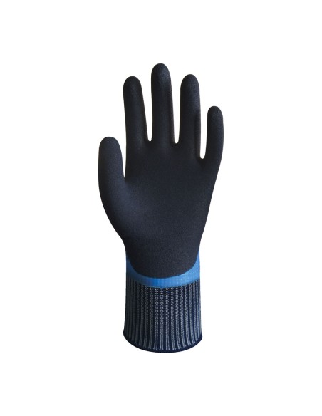 Guante nailon doble recubrimiento latex, 100% resistente al agua, talla 11