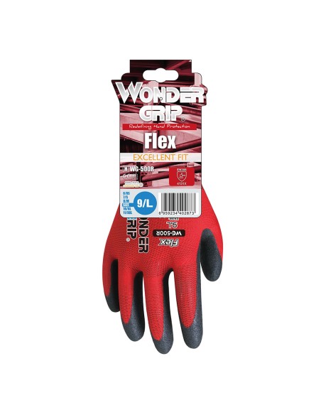 Guante nailon, palma recubierta nitrilo, talla 10