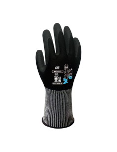 Guante nailon y spandex, palma doble recubrimiento nitrilo, talla 11 2