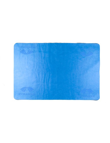 Toalla reutilizable refrescante envolvente, azul, 66 x 43 cm