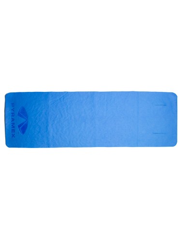 Toalla reutilizable refrescante envolvente, azul, 66 x 21,6 cm