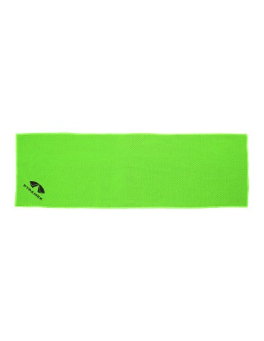 Toalla reutilizable refrescante envolvente microfibra, verde, 83 x 28 cm