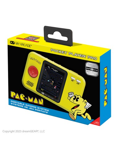 Pocket player pacman portable
