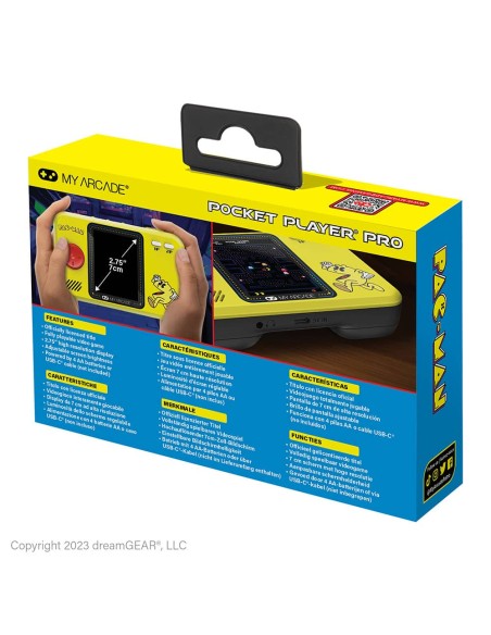 Pocket player pacman portable