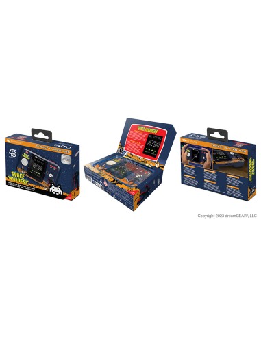 Pocket player space invaders portable