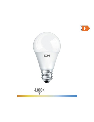 Bombilla standard led e27 10 w 932 lm 4000 k luz dia ø6 x 10,8 cm