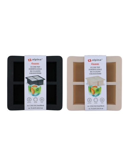 Cubitera colores surtidos 15,2 x 15,2 x 5,8 cm