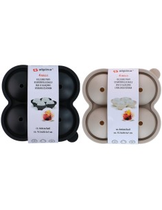 Cubitera para hielos redondos colores surtidos 15,5 x 15,5 x 7 cm 2